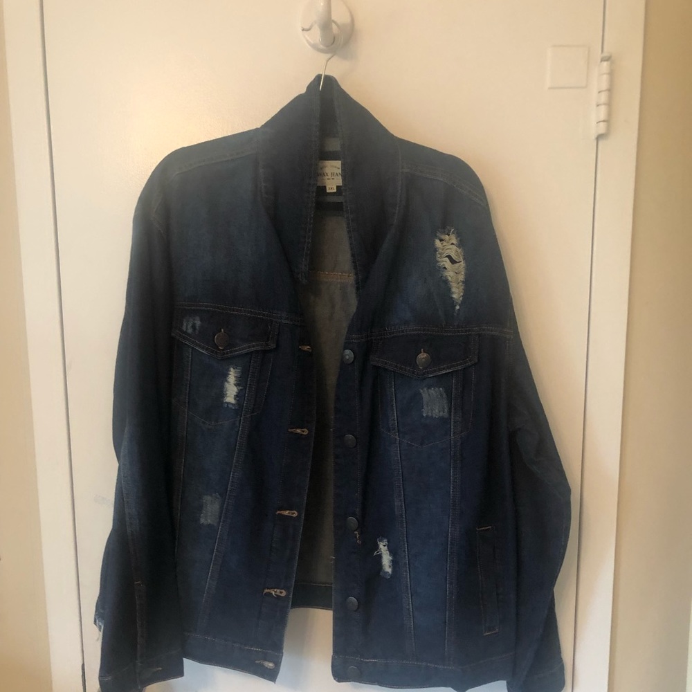 PLUS SIZE JEAN JACKET